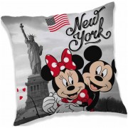 Polštářek Mickey a Minnie v New Yorku
