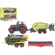 Sada farma traktor s příslušenstvím 4ks mix druhů