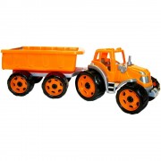 Traktor s vlekem na volný chod 53 cm