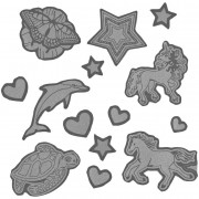 Reflexní samolepky Step by Step stříbrné