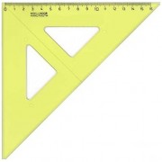 Trojúhelník KOH-I-NOOR 45/177 s ryskou žlutý