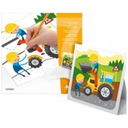 Omalovánky se stojánkem Stavba