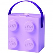 LEGO box na svačinu s rukojetí - fialový