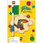 LEGO Stationery Zápisník A5 s modrým perem - Building Dreams