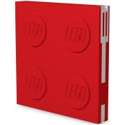 LEGO Zápisník s gelovým perem jako klipem - červený