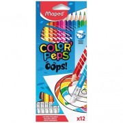 Pastelky Maped ColorPeps Oops trojhranné tenké 12 ks