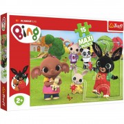 Puzzle Maxi 15 dílků Bing Bunny Bing s přáteli