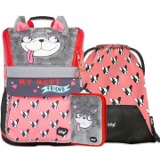 Školní set BAAGL Zippy Doggie aktovka + penál + sáček
