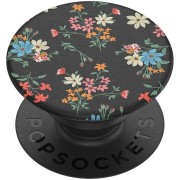 PopSockets PopGrip Gen.2, Micro Blossom, drobné kvítky na černém podkladu