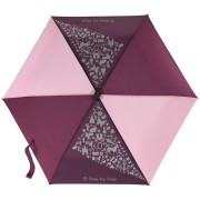 Dětský skládací deštník s magickým efektem růžová/fialová