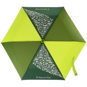 Dětský skládací deštník s magickým efektem limetkový