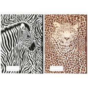 Desky na výkresy Herlitz s gumou A3 Animal Print, 3 klopy