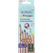 Pastelky Herlitz Trilino Mořská panna 6 ks