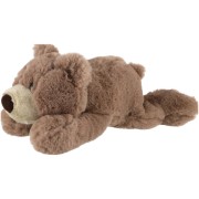 Medvěd ležící plyš 28cm světle hnědý 0+