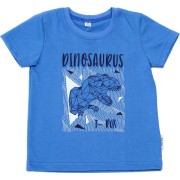 Dětské tričko Bettymode DINOSAURUS krátký rukáv, modrá