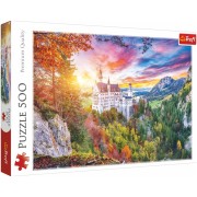 Trefl puzzle Pohled na zámek Neuschwanstein, Německo 500 dílků