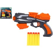 Dětská pistole oranžová na pěnové náboje