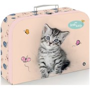 Dětský kufřík na výtvarné potřeby 34 cm Kočka
