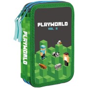 Školní penál dvoupatrový prázdný Playworld II