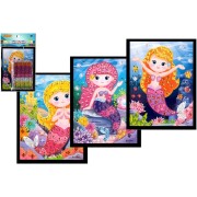 Mozaika mini obrázek mořská panna 6 druhů