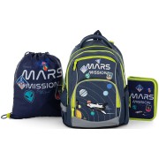 Batoh do školy OXY GO Space 3dílný set a klíčenka zdarma
