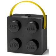 LEGO box na svačinu s rukojetí - černý