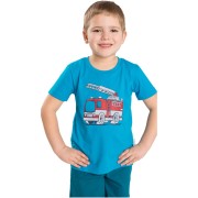 Dětské tričko Bettymode HASIČSKÉ AUTO krátký rukáv