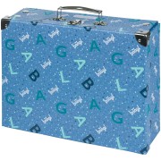 Kufřík na výtvarku Baagl Logo modrý
