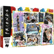 Trefl Puzzle Přátelé - koláž/Friends 500 dílků
