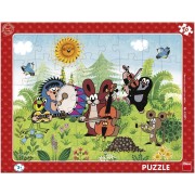 Puzzle deskové Krtek a kapela 40 dílků