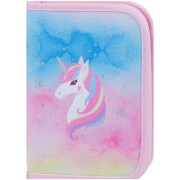 Penál do školy Baagl Rainbow Unicorn