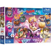 Puzzle Šťastní psi 60 XXL Super Shape Tlapková patrola/Paw Patrol