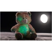 Plyšový medvěd Snílek duhový 40cm na baterie se světlem se zvukem