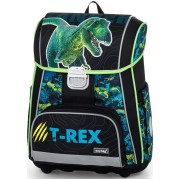 Školní aktovka Oxybag PREMIUM Premium Dinosaurus a box na sešity A4 zdarma
