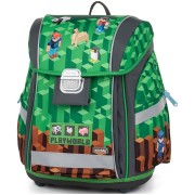 Školní taška pro prvňáčky Oxybag PREMIUM LIGHT Playworld a box na sešity A4 zdarma