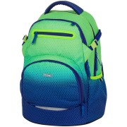 Školní batoh OXY Ombre Blue-green a vak na záda zdarma