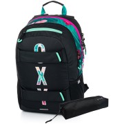 Studentský batoh OXY Sport Tropic + etue a vak na záda zdarma