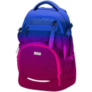 Dívčí batoh do školy OXY Ombre Purple-blue a vak na záda zdarma