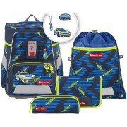 Aktovka pro prvňáčky Step by Step SPACE 5-dílný set Police Car Cody