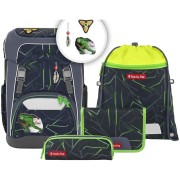 Školní batoh pro prvňáčka GIANT Step by Step Ninja Kimo - 5dílný set a svačinový set zdarma