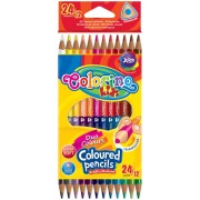 Pastelky Colorino 12ks oboustranné