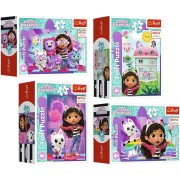 Minipuzzle 54 dílků S Gabby je vždycky legrace/Gabby´s Dollhouse 4 druhy