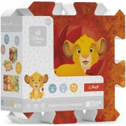 Pěnové puzzle Lví král 8ks 0m+