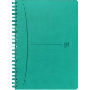Linkovaný blok spirálový Oxford Signature A5, zelený