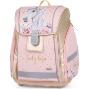 Aktovka pro prvňáčky Oxybag PREMIUM LIGHT kůň romantic a box na sešity zdarma