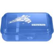 Box na svačinu Step by Step Starship Galactus Blau, dělený