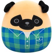 SQUISHMALLOWS 30 cm Mops ve flanelové košili - Prince