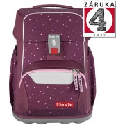 Školní taška pro prvňáčka Step by Step BASIS Berry Stars, 4dílný set, doprava zdarma