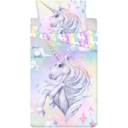 Povlečení Unicorn Pastel Rainbow