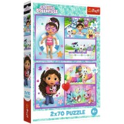 Puzzle 2x70 Zahrajte si s Gabby